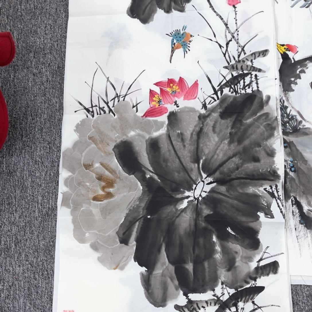 国画书*画绘画沈老师作品100.50