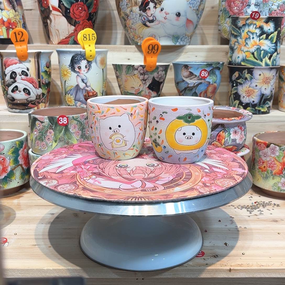 紫砂花盆手工花盆默认微瑕8/9