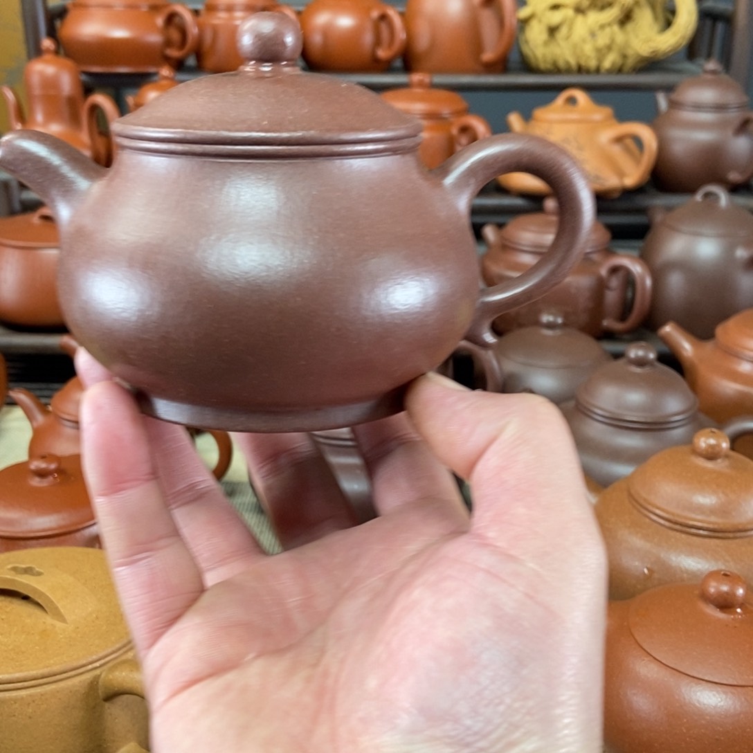 紫砂茶壶原矿紫泥