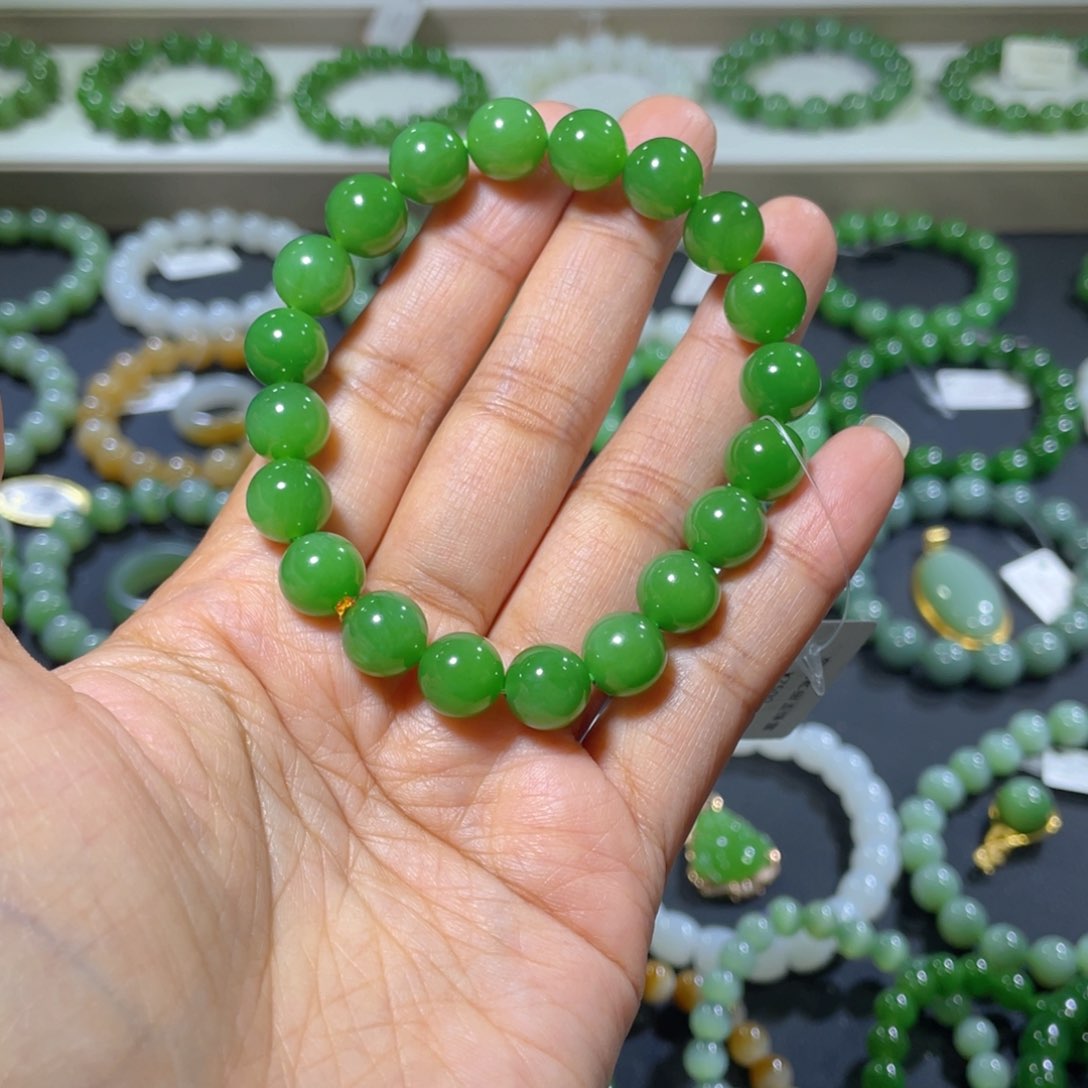 和田玉手链未镶嵌此