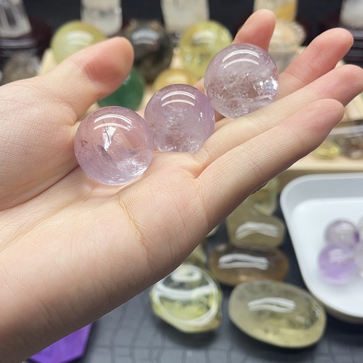 紫晶珠宝半成品未镶嵌56水晶石