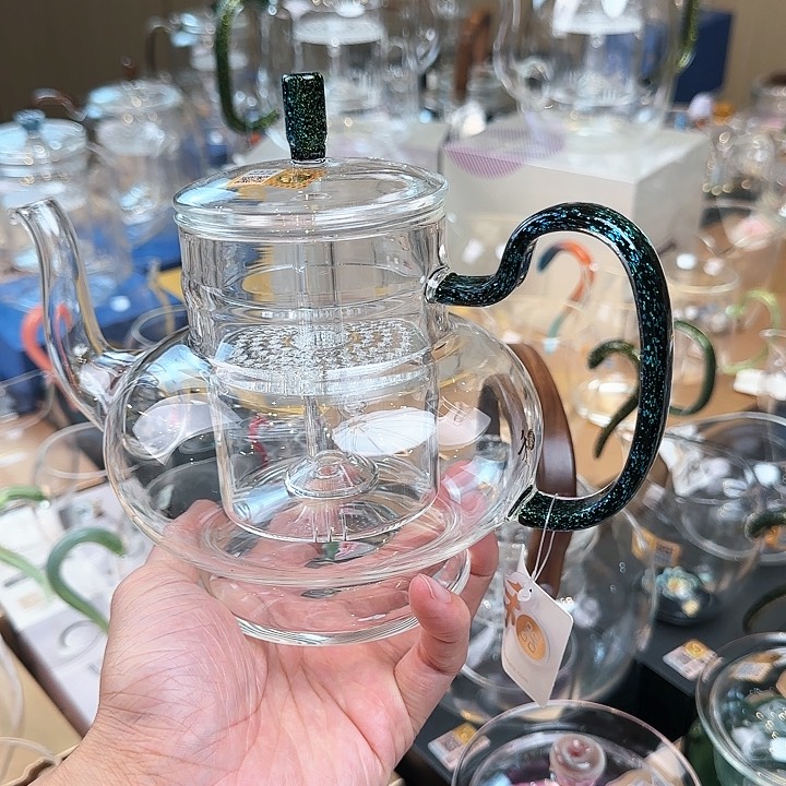 禾器宝蓝金宫灯壶