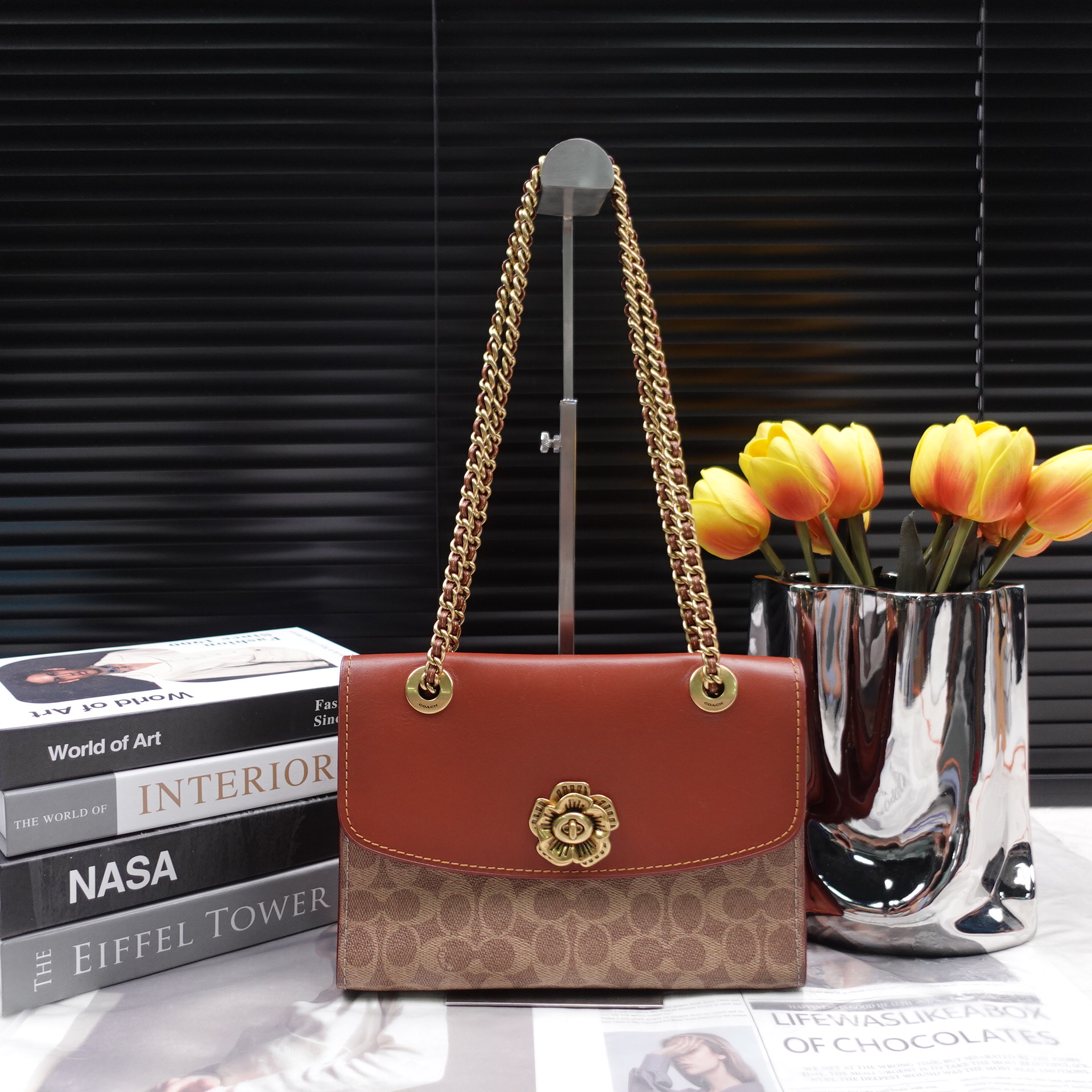 95新 COACH/蔻驰 单肩包/T10224858