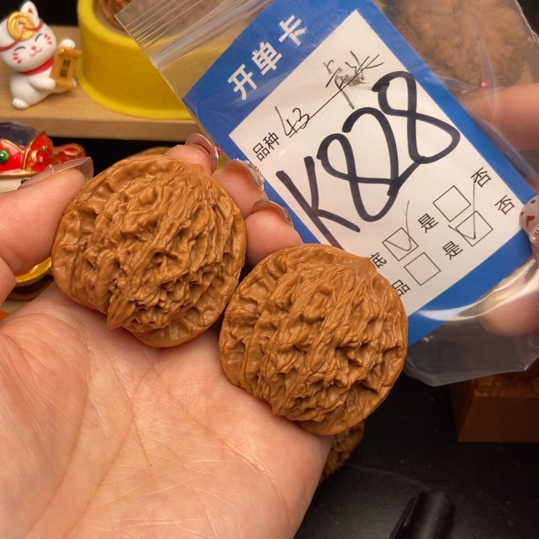 桃核吊坠核桃虎头