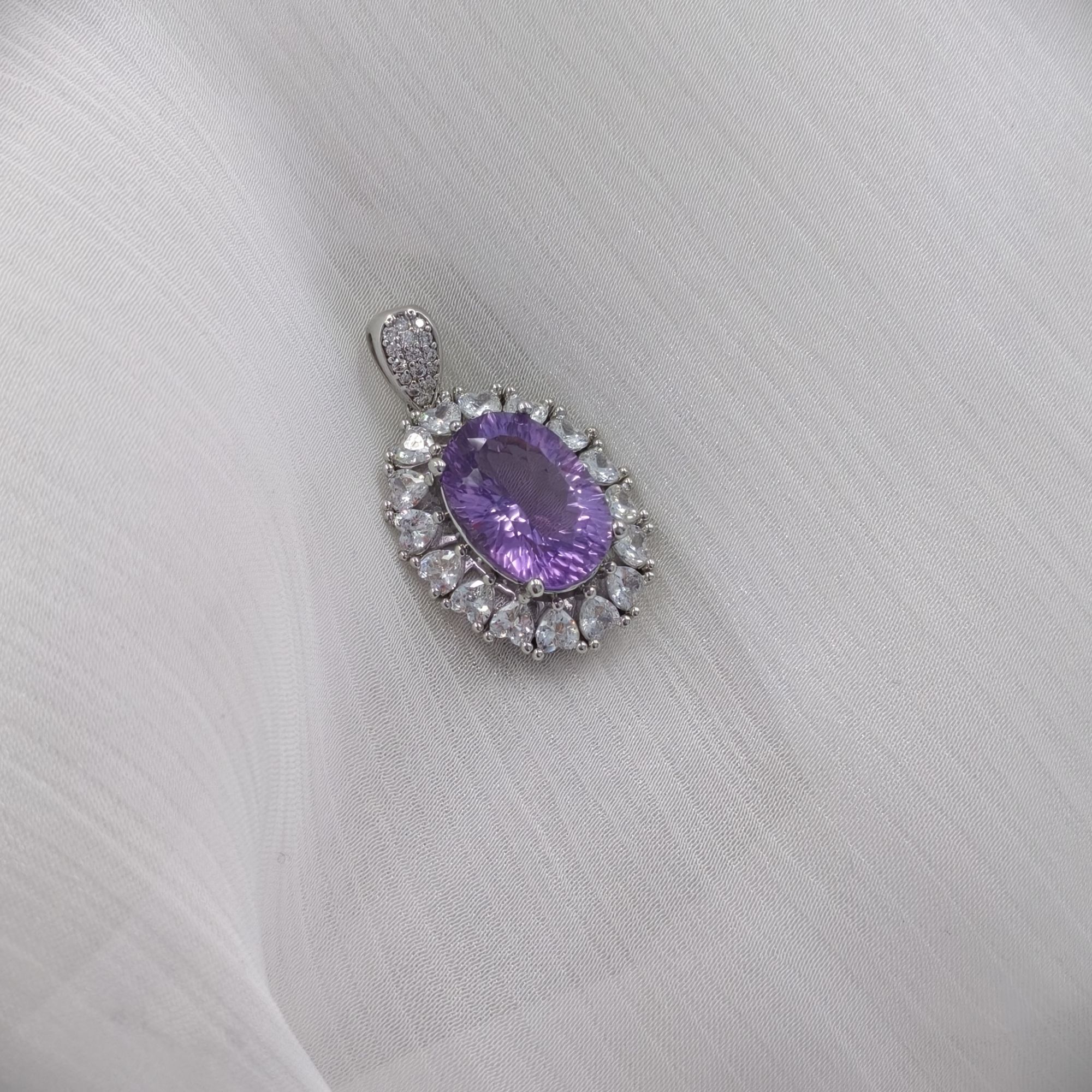 [粉丝专属]天然帝王紫水晶吊坠TRSJ008（多样性发货）