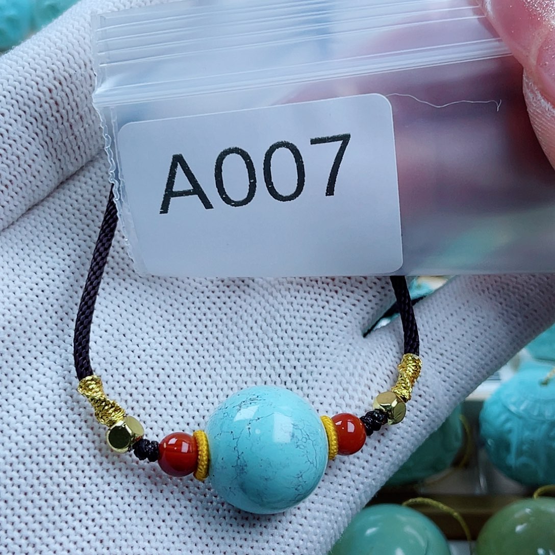 橙***福绿松石未镶嵌配饰