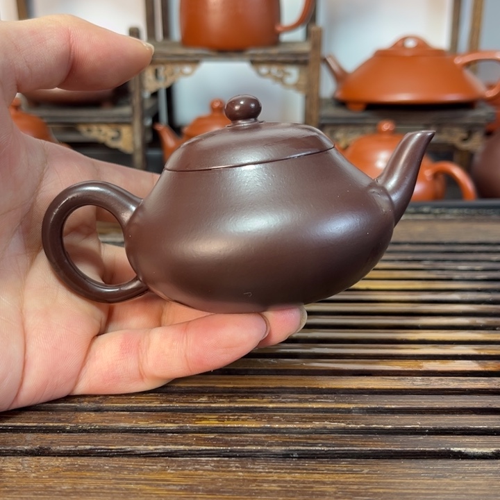 紫砂茶壶原矿紫砂手工制作