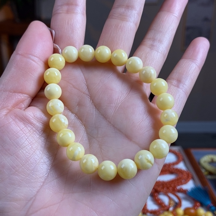 琥珀手链未镶嵌蜜蜡手串9