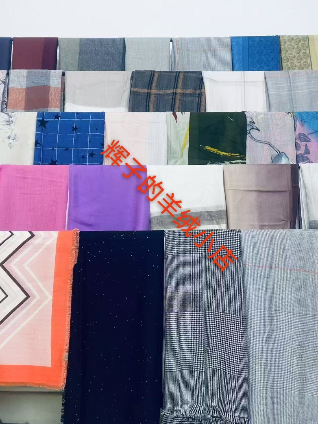 2各种羊毛围巾外贸尾单清仓