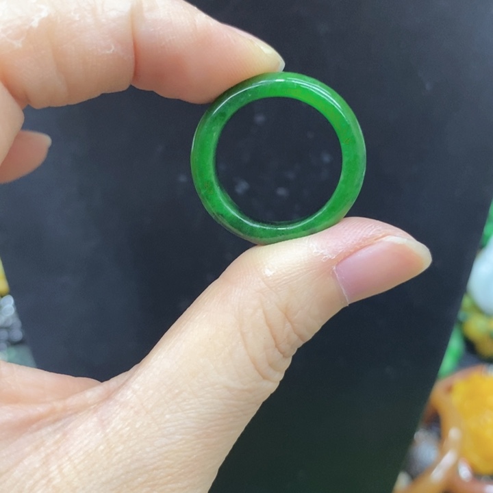 翡翠未镶嵌耳饰戒指44