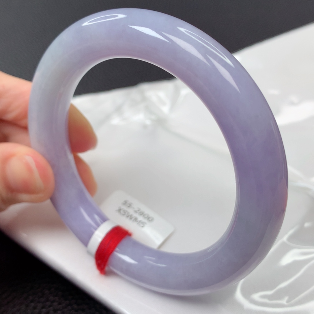 【闪购商品】翡翠手镯未镶嵌35号圆条wmsxs55