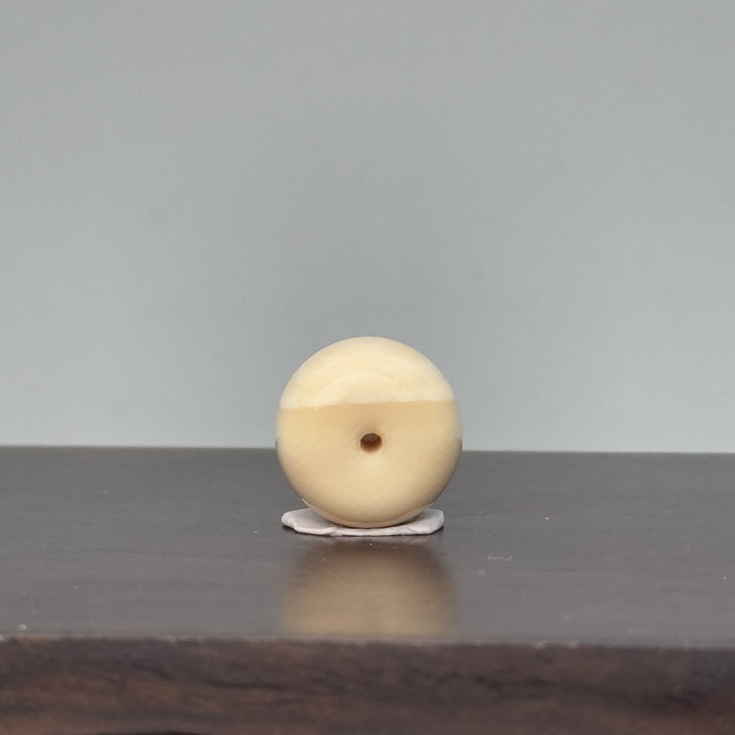 DEZHI/德志13*11mm2.5g平安扣天然猛犸牙K574