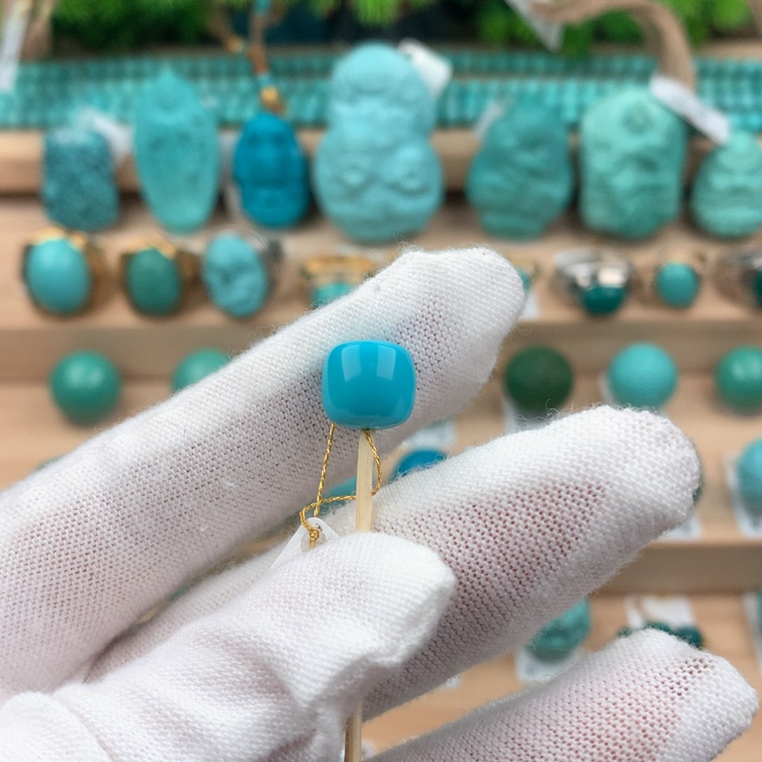 绿松石配饰未镶嵌9.5-9.0