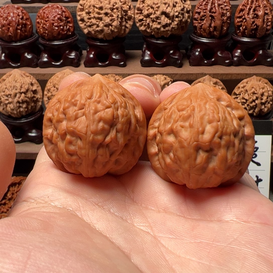 把件文玩核桃35九月元宝