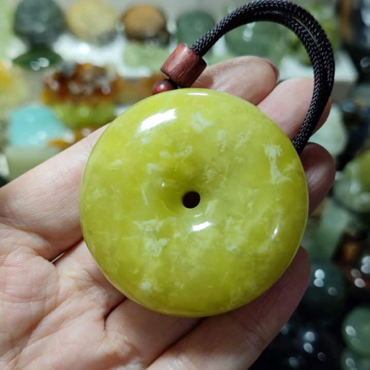 岫玉平安扣未镶嵌