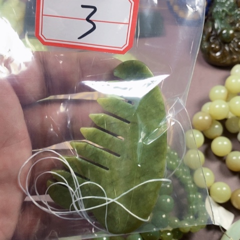 合金蛇纹石玉颈饰๑****