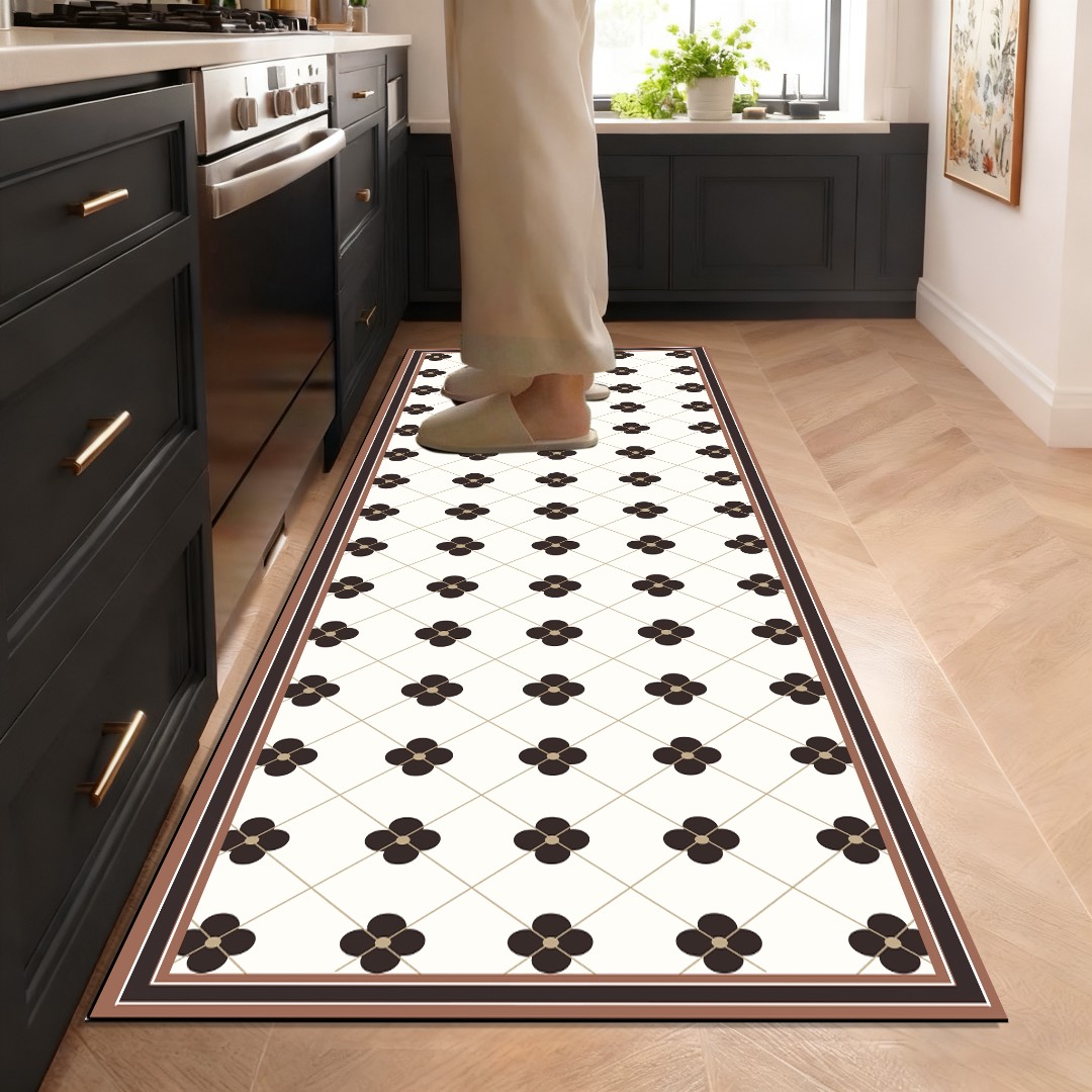 102【60*200】轻奢复古硅藻泥飘窗沙发毯一体式可裁剪地垫家居用品