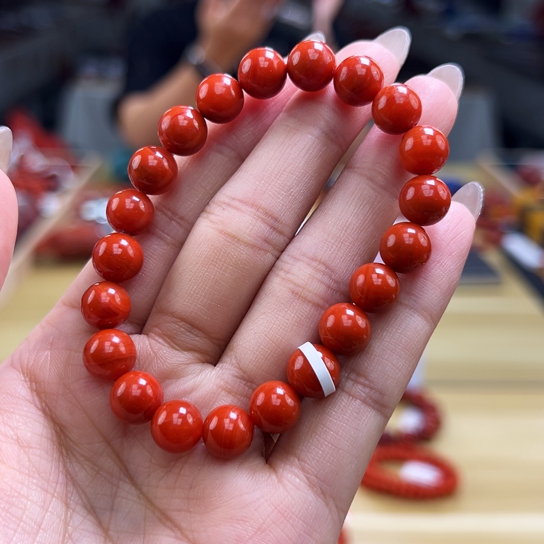 南红玛瑙买未镶嵌9mm