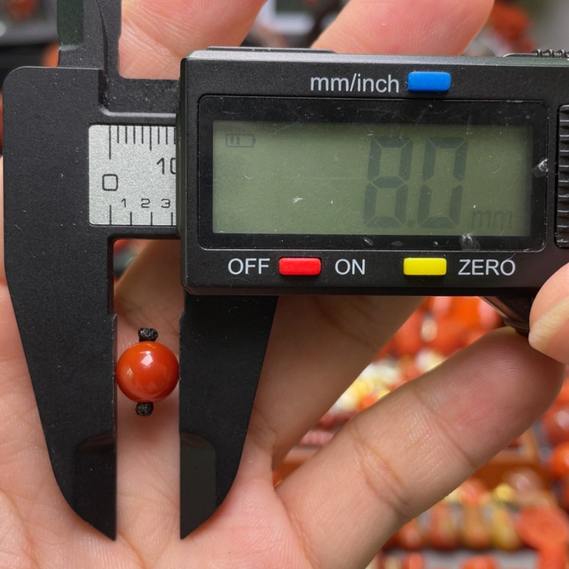 【闪购商品】未镶嵌圆珠8m南红玛瑙m