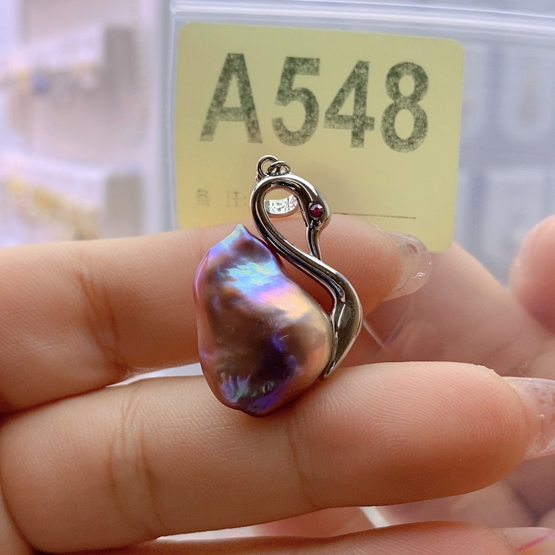 淡水珍珠颈饰银S925镶嵌