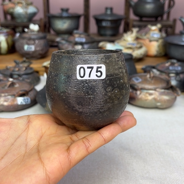 壶裸柴烧陶瓷茶具