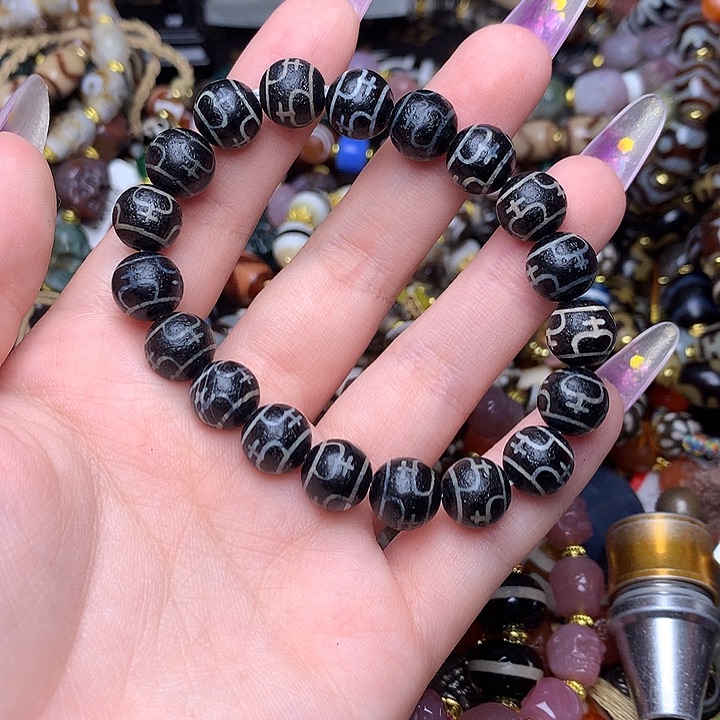 玛瑙/玉髓未镶嵌发一条