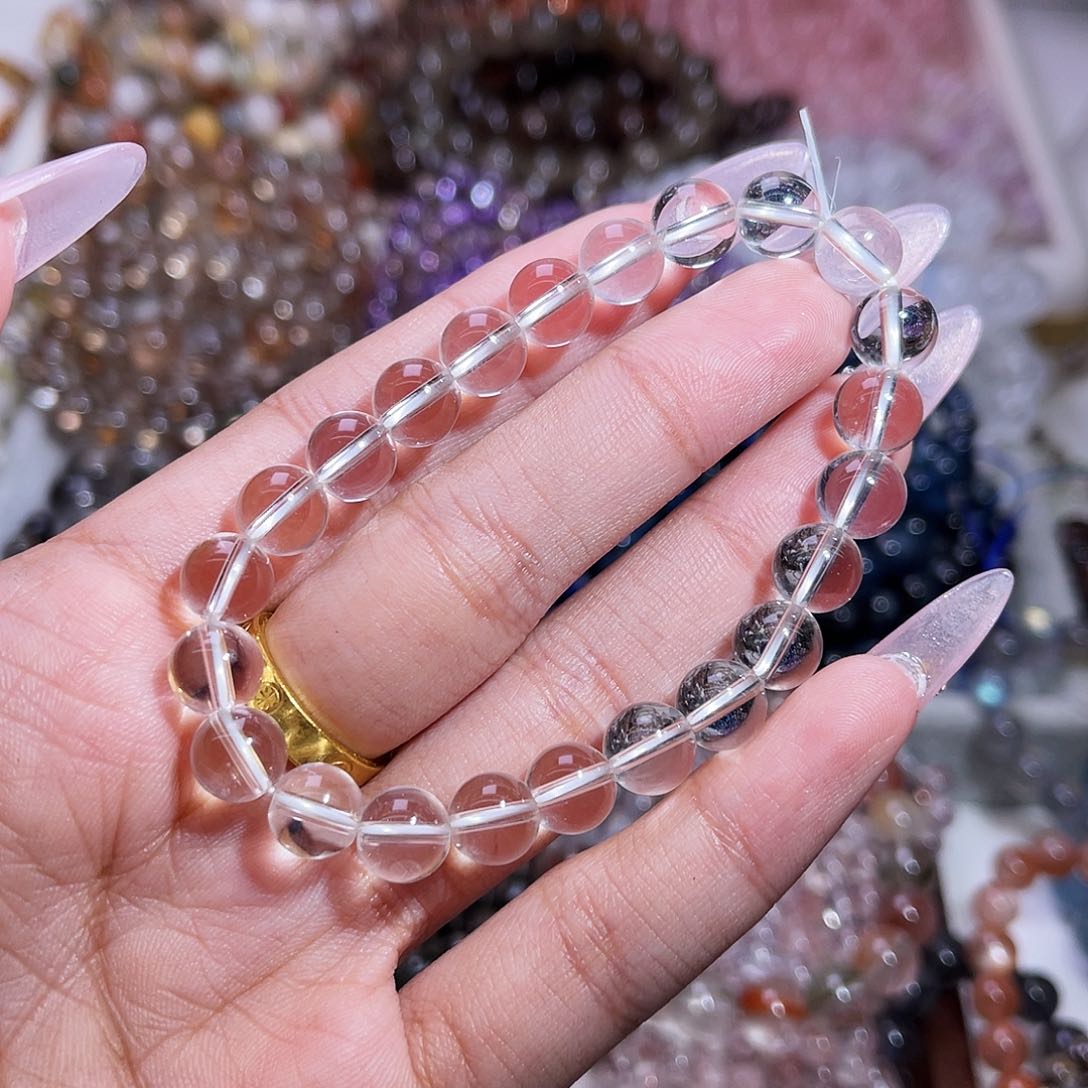 水晶手链未镶嵌白水晶8