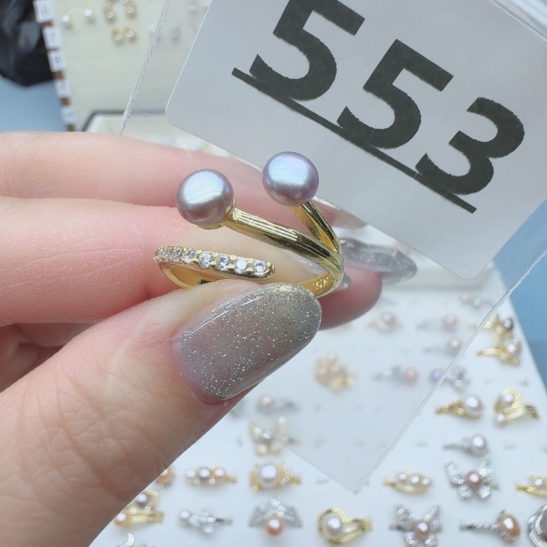 淡水珍珠珠宝奇石合金553