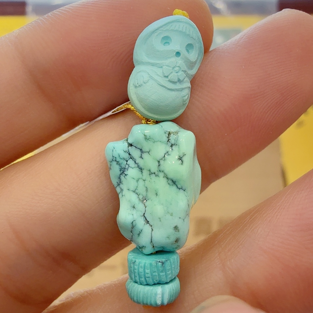 绿松石未镶嵌配饰