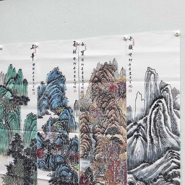 鲁岳艺术美术作品1