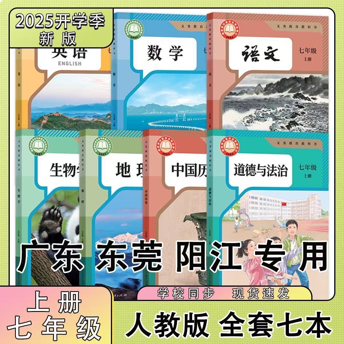 七年级上下册正版语数英课本知识大汇总课堂学习重点全解析全国版