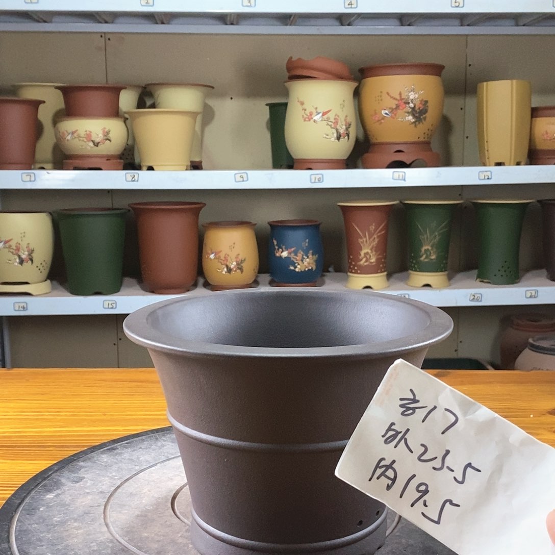 紫砂花盆紫砂兰花盆78