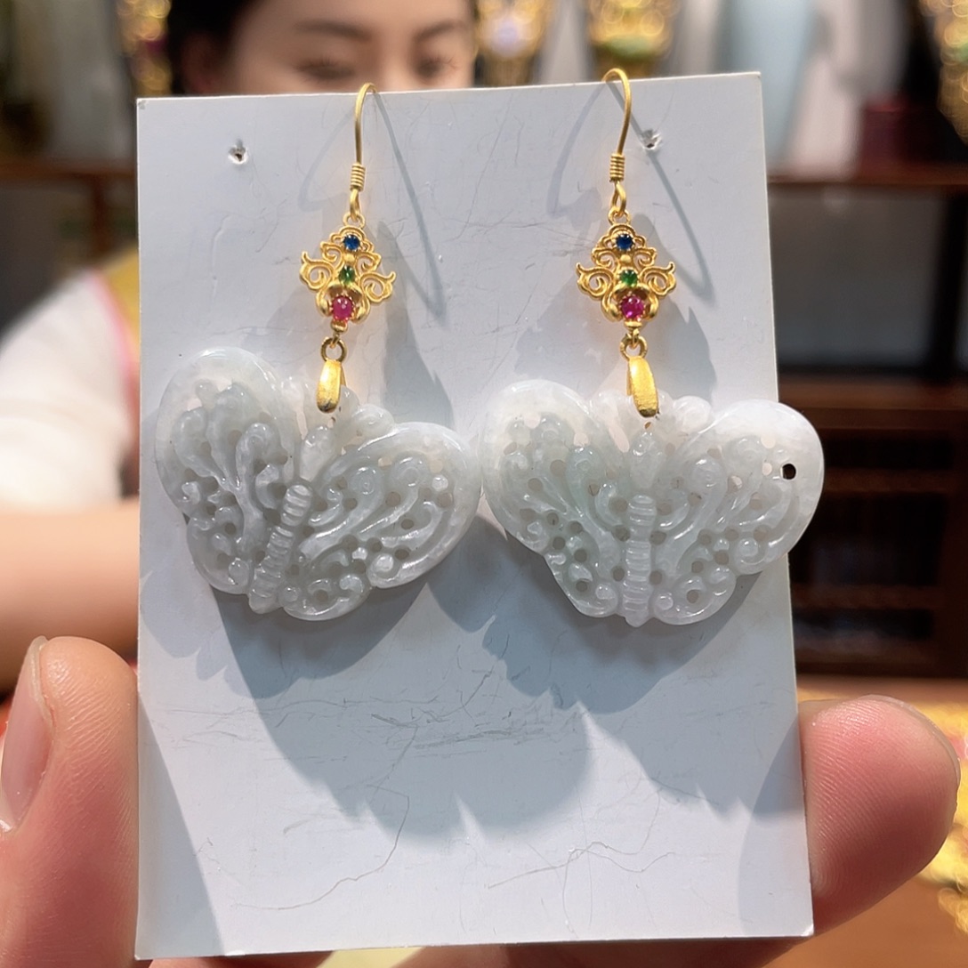 锦纶非金属耳坠耳饰