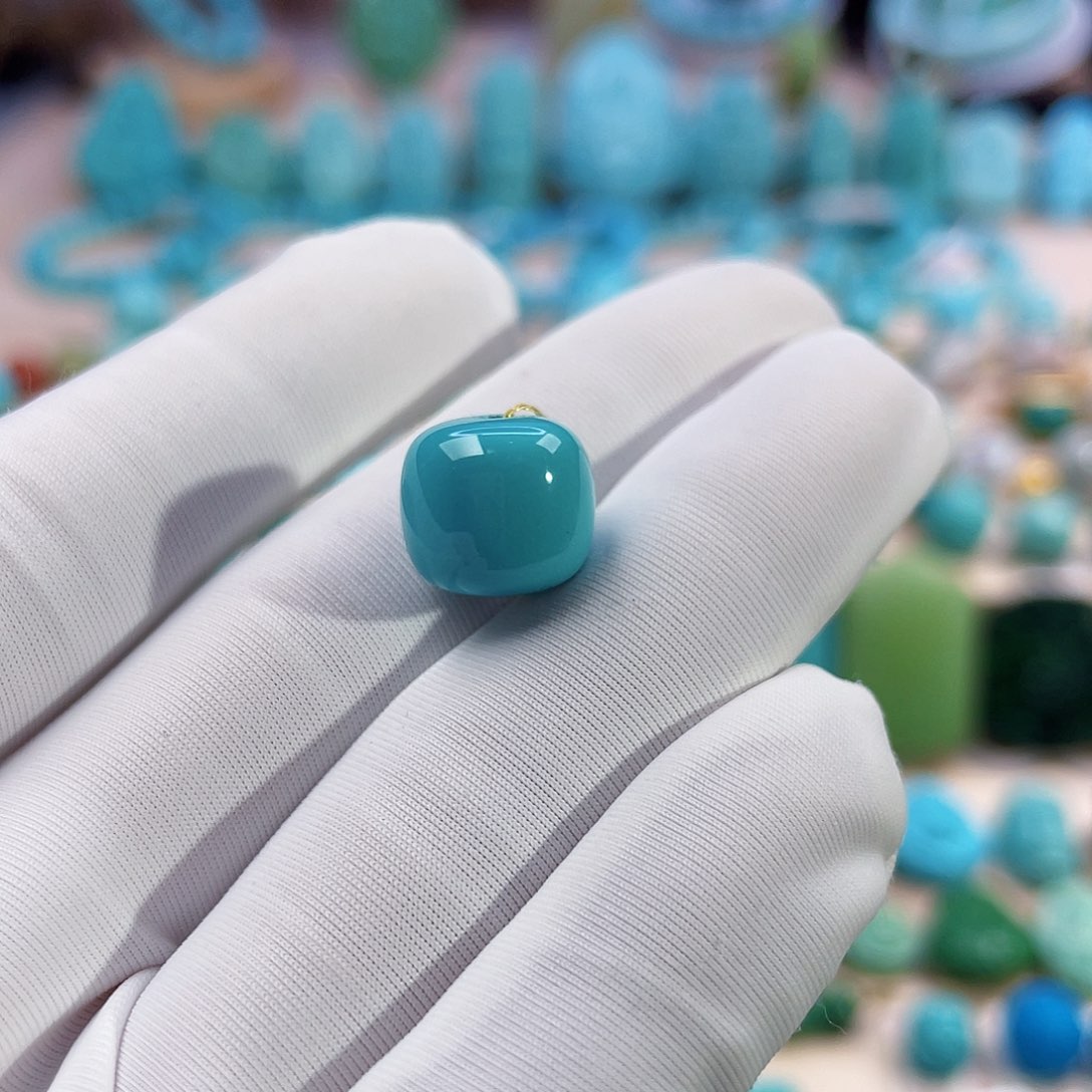 绿松石珠宝奇石未镶嵌