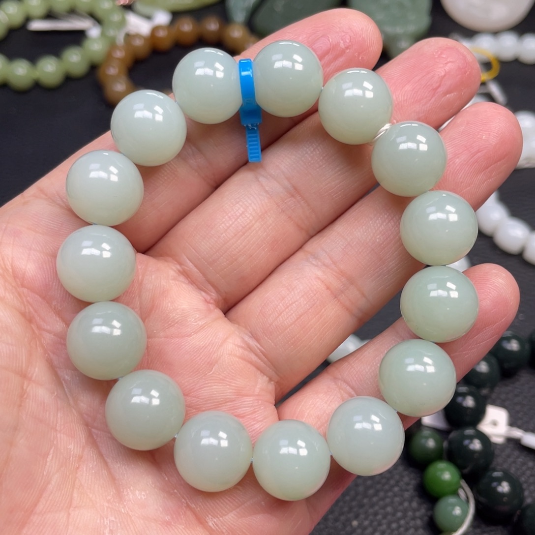 和田玉未镶嵌手链