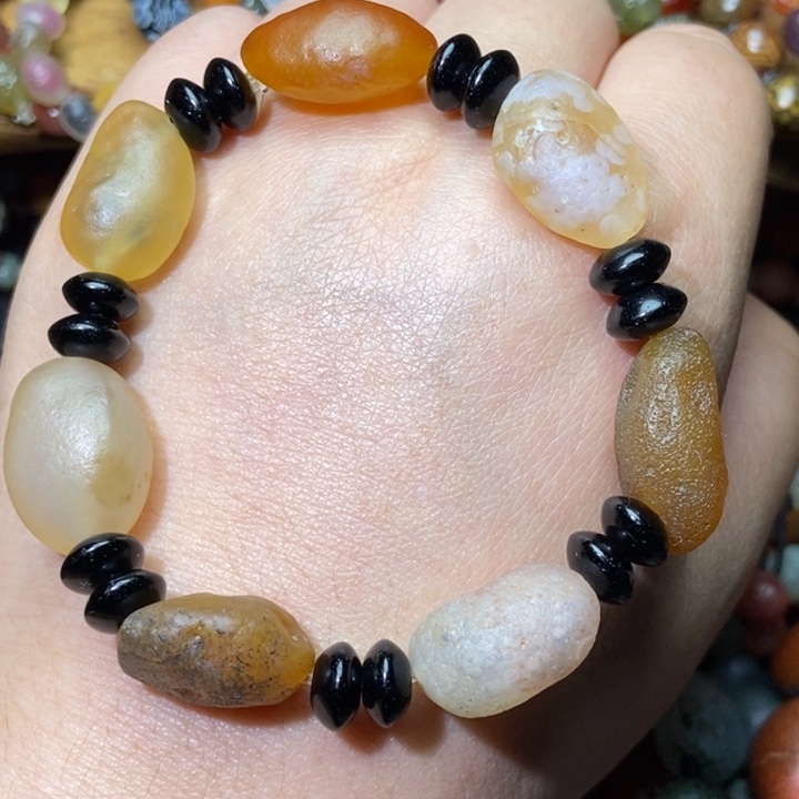 玛瑙/玉髓合金手链