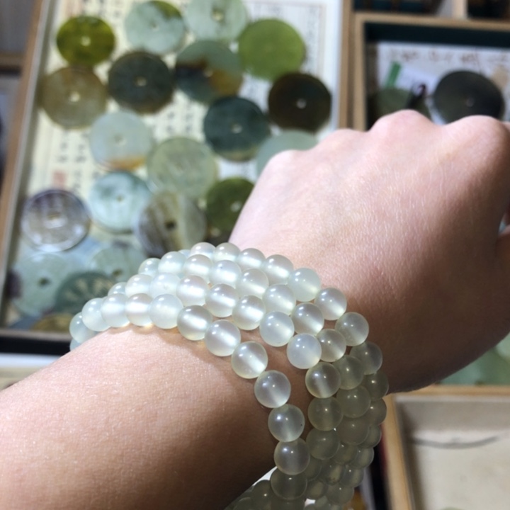 岫玉岫玉手链未镶嵌