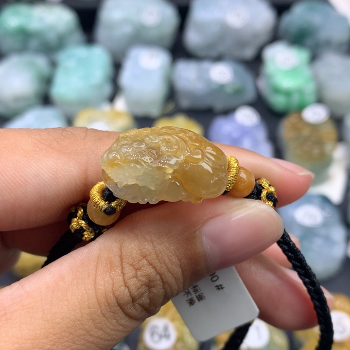 翡翠未镶嵌颈饰天然缅甸翡翠