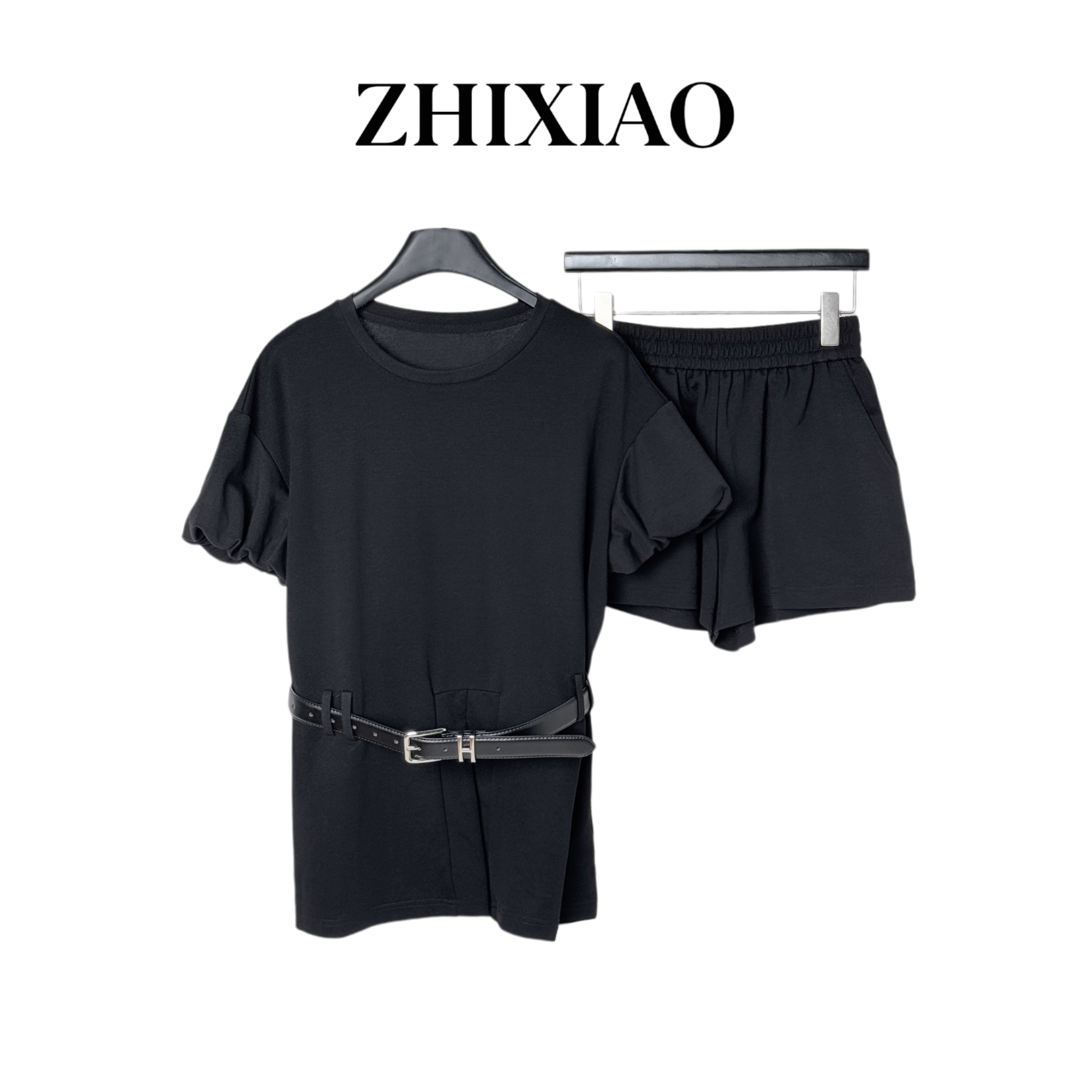 【ZHIXIAO】夏季新款：休闲短裤套装82171