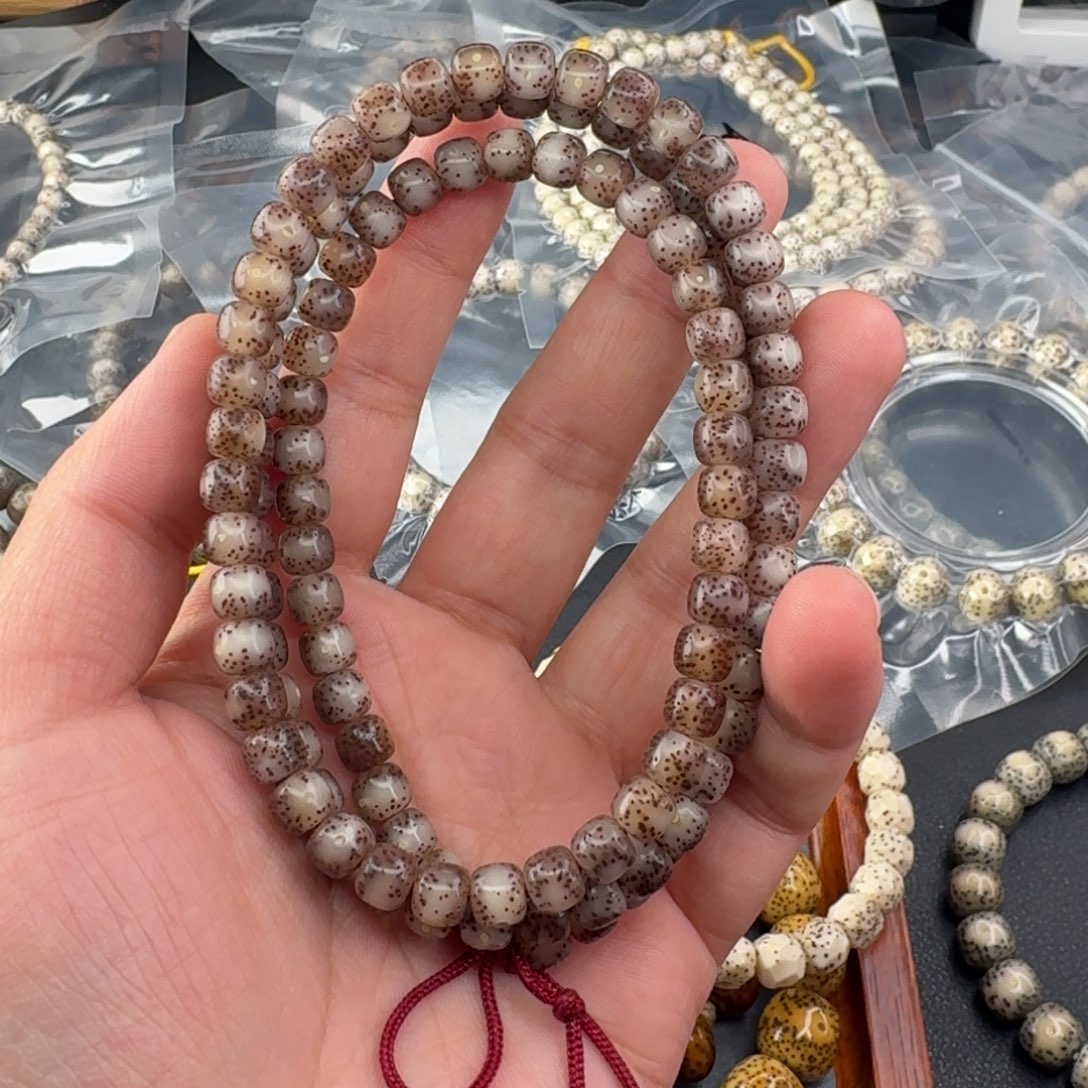 星月菩提手串粉冰108