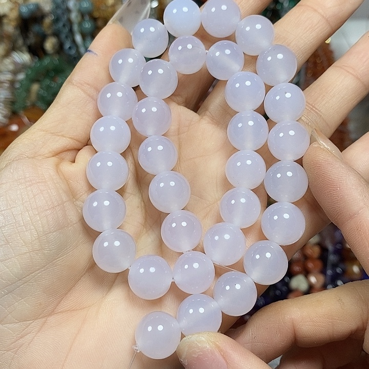 玛瑙/玉髓未镶嵌珠宝半成品A级玛瑙卡12mm