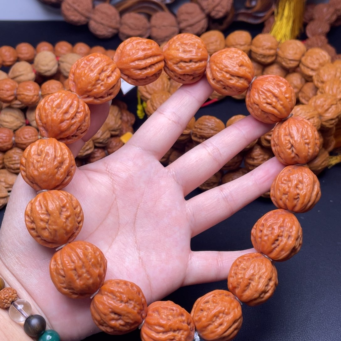文玩核桃手串粗筋八棱手持