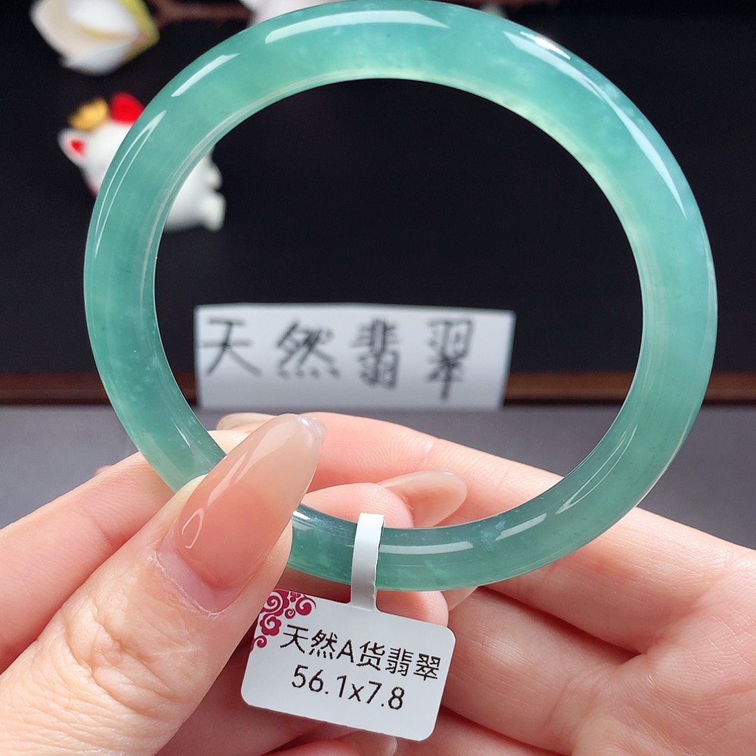 翡翠手镯（圆镯）未镶嵌曦*