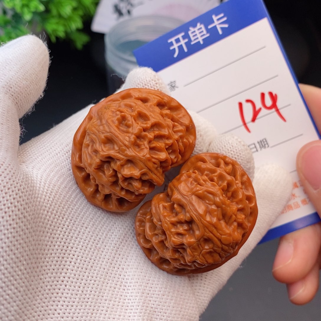 文玩核桃把件41宫灯124