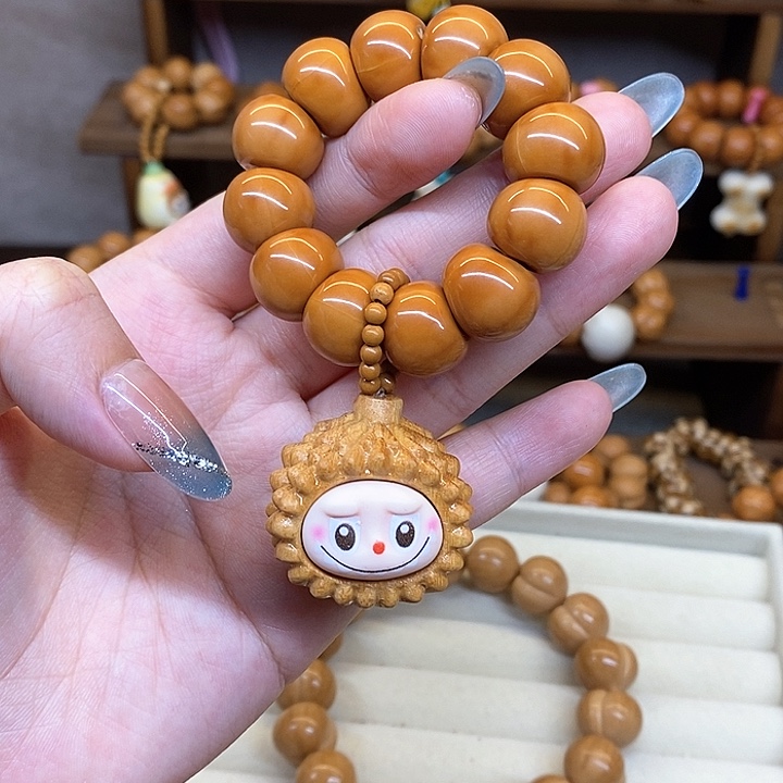 葱***华猴头核桃手串手捻一样的