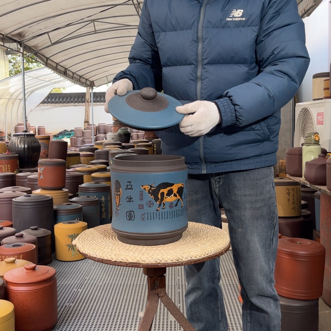 茶叶罐紫砂8 饼茶叶罐