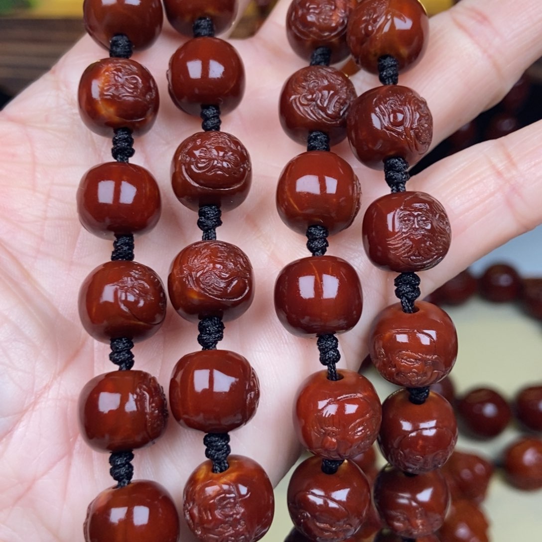 橄榄核吊坠读****我罗汉脖挂