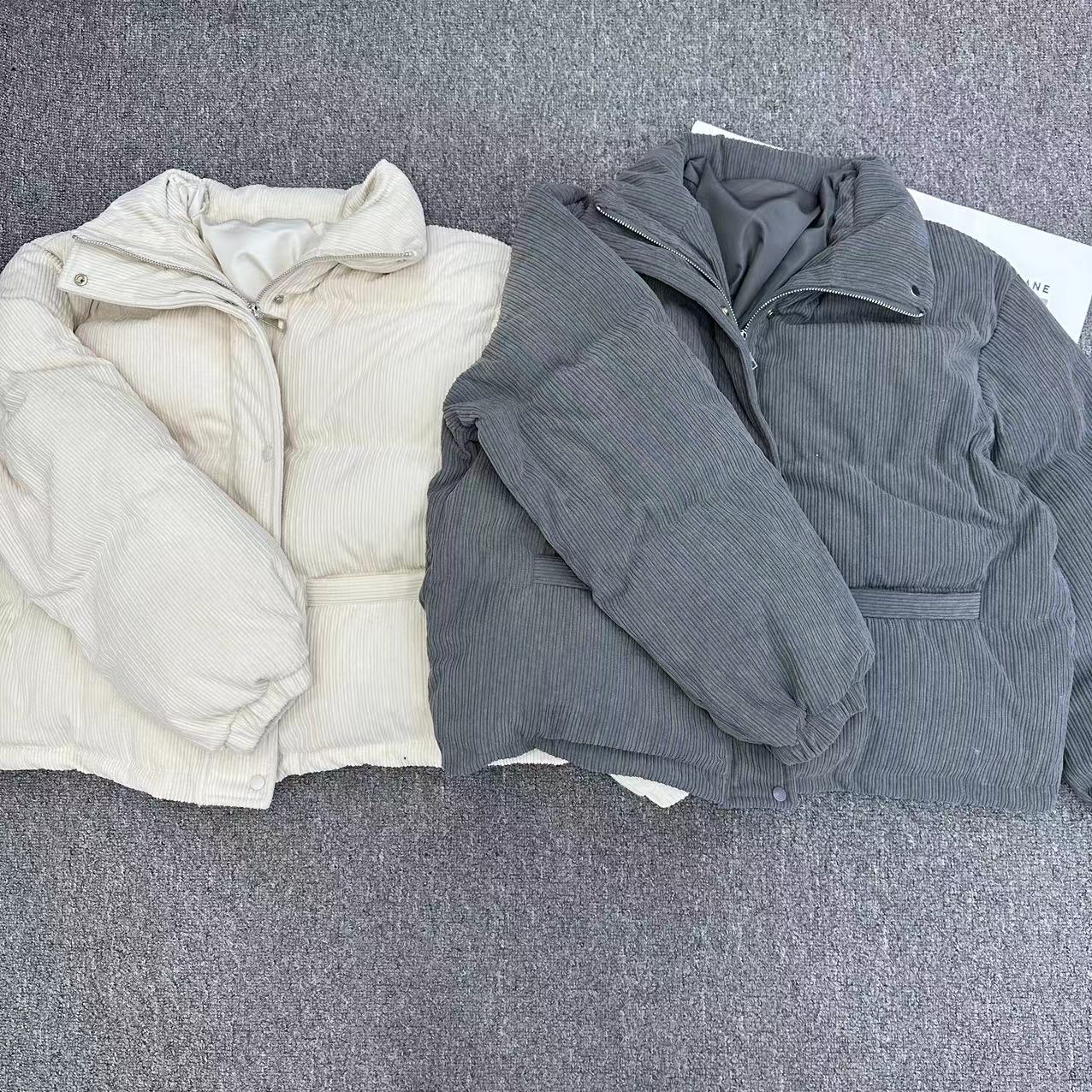 【周周家】6958濮院冬季鹅绒服短款纯色女士街头风
