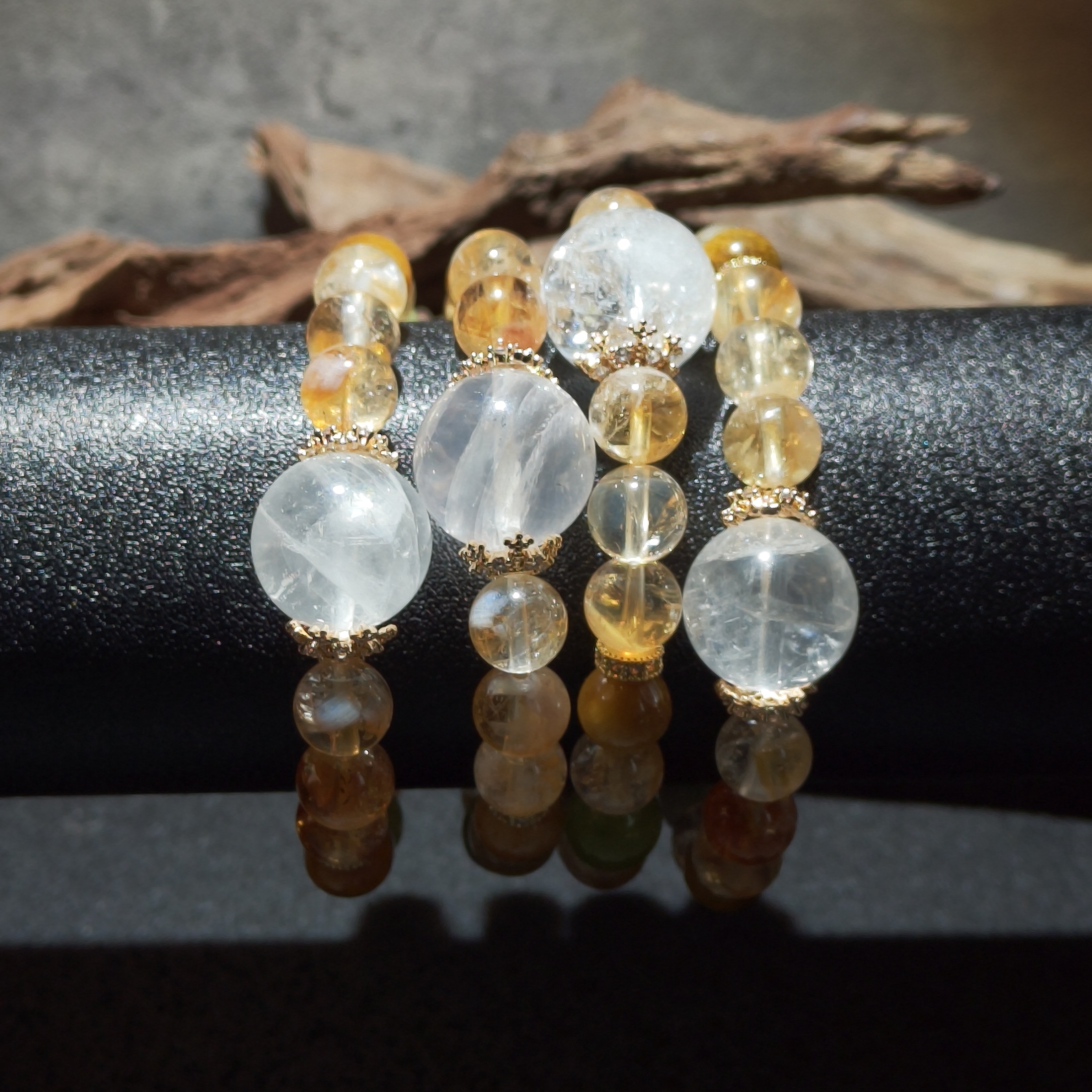 【黑胖珠宝】H0440 水晶多宝手链  ——多样性发其一