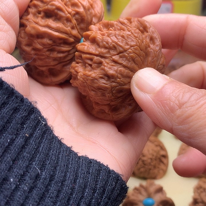 文玩核桃吊坠踏**云血麒麟